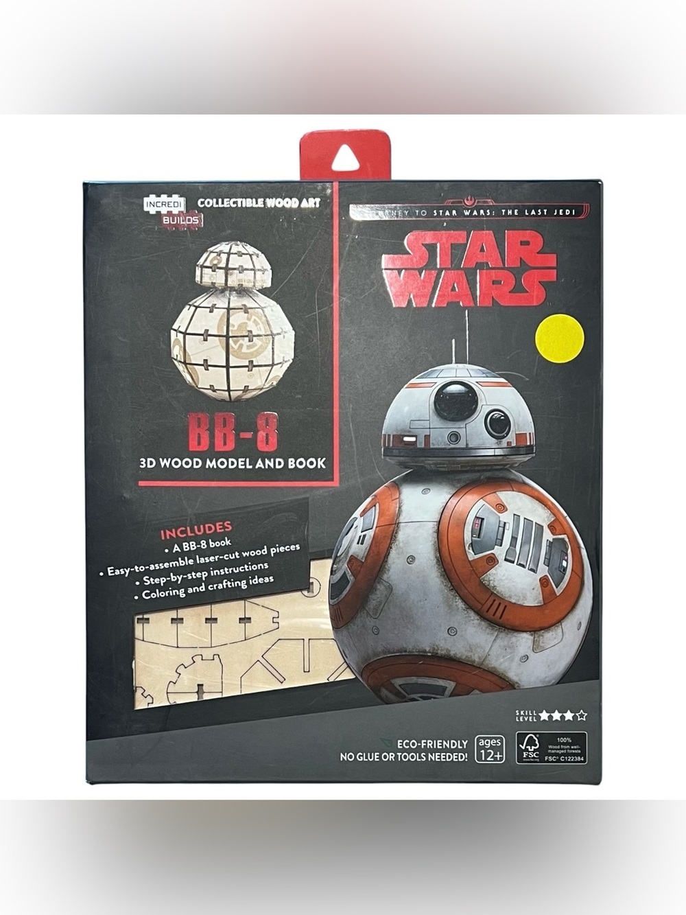 Star Wars BB-8 3D Collectible Wood Art Model And Book